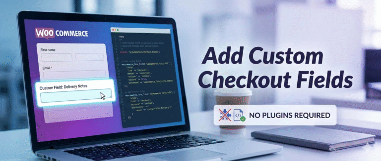 How to Add a Custom Checkout Field in WooCommerce Without Using a Plugin